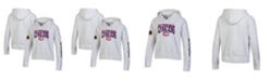 Champion Women's Heathered Gray Montreal Canadiens Reverse Weave Pullover Hoodie